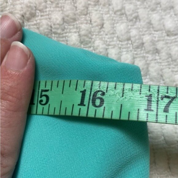 Alexia Designs Seafoam Green Spaghetti Strap Knee-Length Formal Dress Size 12 - Picture 6 of 8